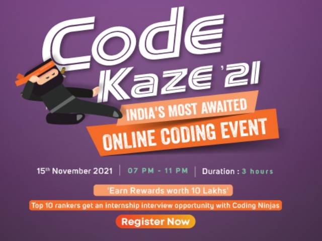 Coding Ninjas CodeKaze Event