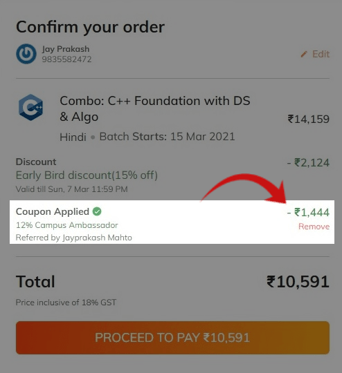Coding Ninjas Discount Coupon
